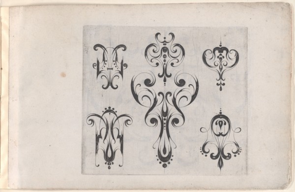 Plate from the Print Series 'Grateske voer golt smeden Schrijnwerkers Ende andere..., ca. 1610-1630. Creator: Meinert Gelijs.