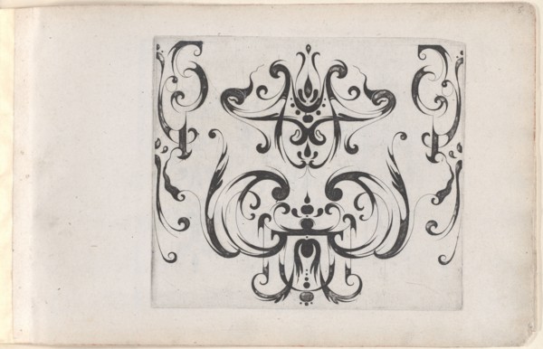 Plate from the Print Series 'Grateske voer golt smeden Schrijnwerkers Ende andere..., ca. 1610-1630. Creator: Meinert Gelijs.