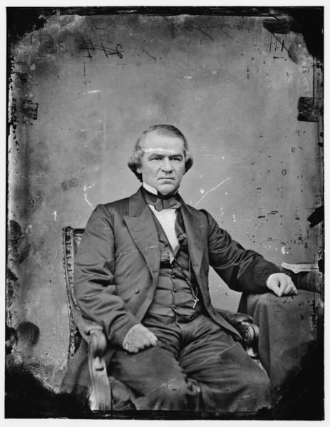Andrew Johnson, between 1860 and 1875. Creator: Unknown.