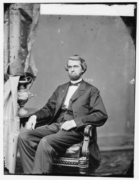Chester Dorman Hubbard of West Virginia, between 1860 and 1875. Creator: Unknown.