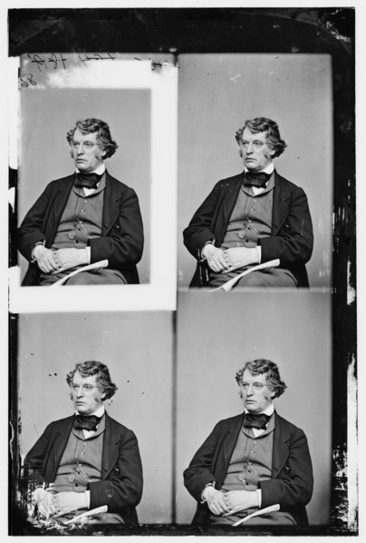 Charles Sumner of Massachusetts, between 1860 and 1875. Creator: Unknown.