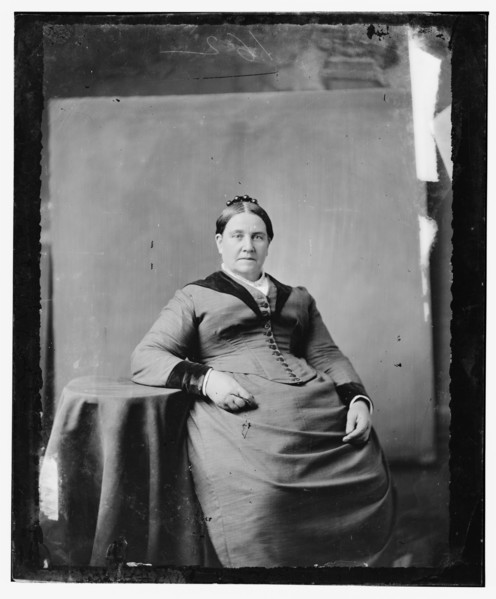 Miss Ballenger, great-grandmother of (Grace and Gladys Price), between 1865 and 1880. Creator: Unknown.