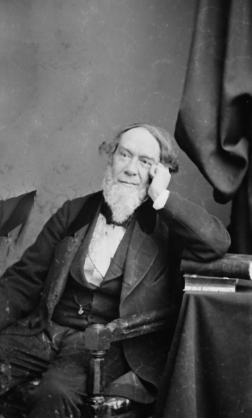 Prof. Alexander Dallas Bache, between 1855 and 1865. Creator: Unknown.