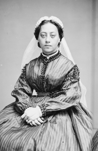 Emma, Queen of Sandwich Islands, between 1855 and 1865. Creator: Unknown.