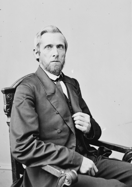 Waitman Thomas Willey of West Virginia, between 1855 and 1865. Creator: Unknown.