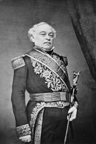 General Paez, between 1855 and 1865. Creator: Unknown.
