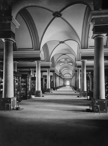 Old Patent Office - model room (1861-65), between 1860 and 1880. Creator: Unknown.