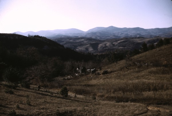 A mountain farm along the Skyline Drive in Virginia, ca. 1940. Creator: Jack Delano.