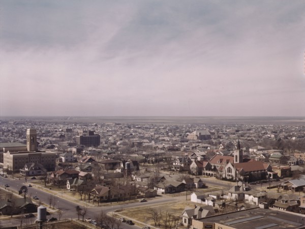 Amarillo, Texas, general view, Santa Fe R.R. trip, 1943. Creator: Jack Delano.