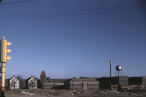 Douglas Shoe Factory, Spark St., Brockton, Mass., ca. 1940. Creator: Jack Delano.