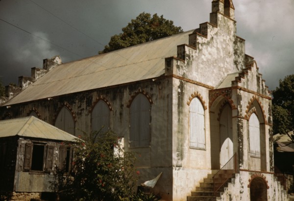Frederiksted, Saint Croix, Virgin Islands ... church, 1941. Creator: Jack Delano.