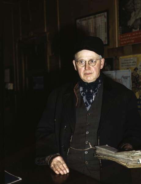 John L. Walter, conductor at Proviso yard of the C&NWRR, Chicago, Ill., 1942. Creator: Jack Delano.
