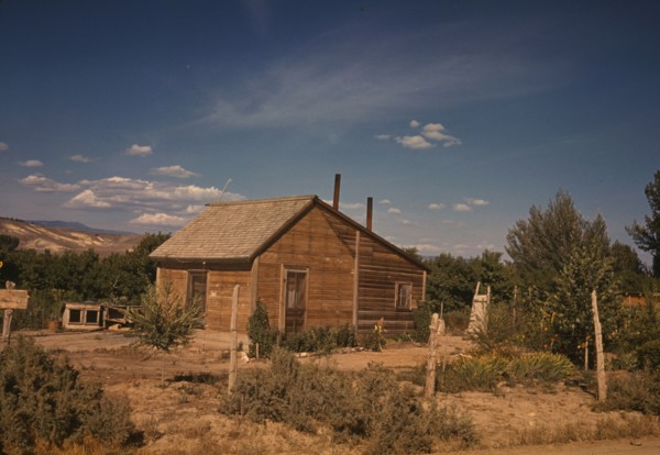 Home of a fruit tree rancher, Delta County, Colo., 1940. Creator: Russell Lee.