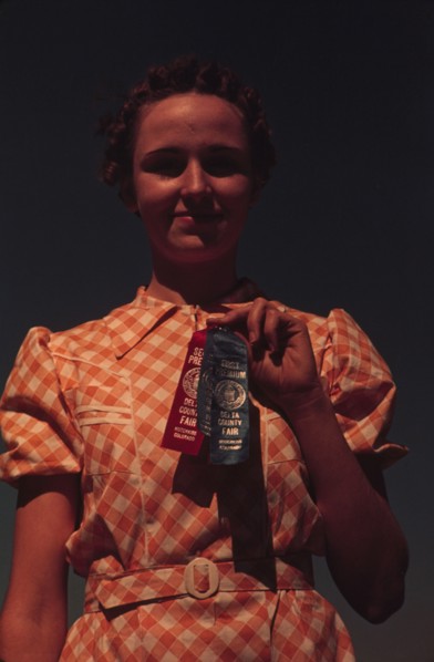 Winner at the Delta County Fair, Colorado, 1940. Creator: Russell Lee.