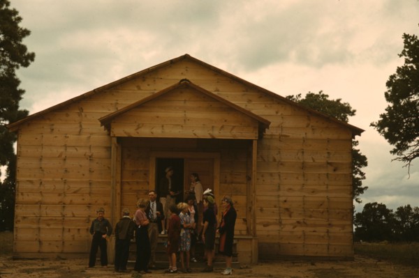 Church, Pie Town, New Mexico, 1940. Creator: Russell Lee.