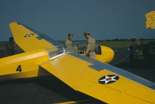 Marine glider at Page Field, Parris Island, S.C., 1942. Creator: Alfred T Palmer.