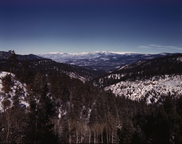 Sangre de Cristo Mountain, 1943. Creator: John Collier.