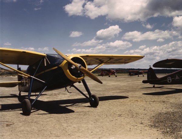 Civil Air Patrol Base, Bar Harbor, Maine, 1943. Creator: John Collier.