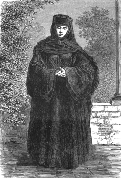 'Wallachian Lady in Travelling Costume; A Visit to the Danubian Principalities', 1875. Creator: Nelson Boyd.