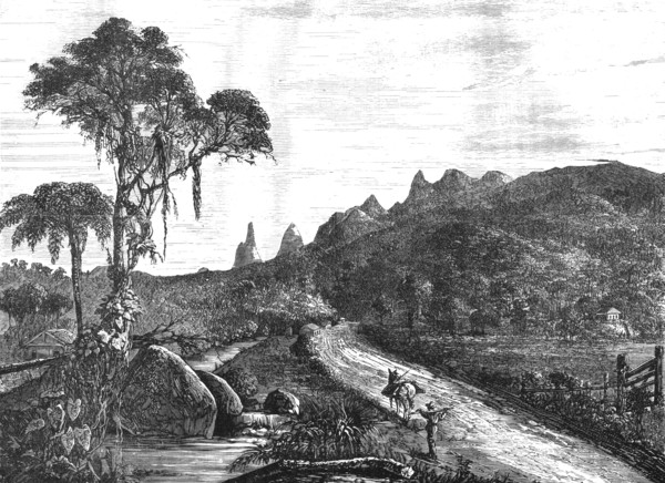 The Organ Mountains, from Theresopolis; Rio De Janeiro and the Organ Mountains', 1875. Creator: Thomas Woodbine Hinchliff.