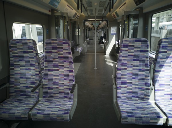 Elizabeth Line, Abbey Wood, London, UK, May 2022. Creator: Ethel Davies.