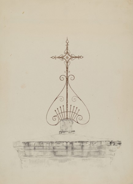 Cross, c. 1937.