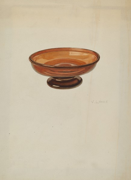 Dish, c. 1940.