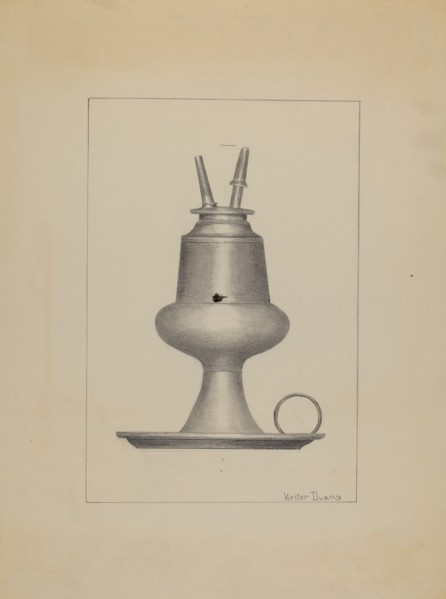Lamp, c. 1937.