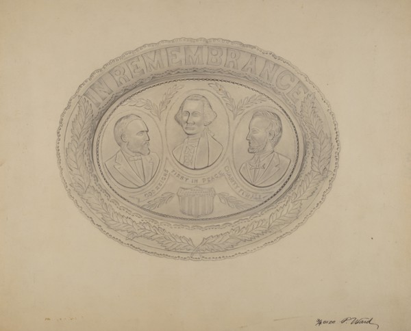 Platter, c. 1938.