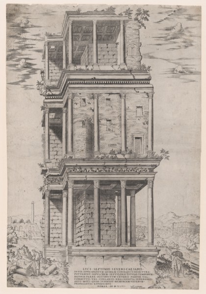 The Septizodium, 1556.