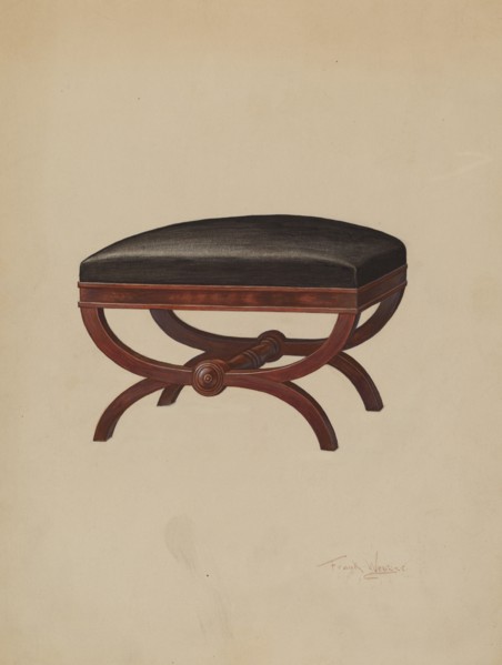 Stool, c. 1937.