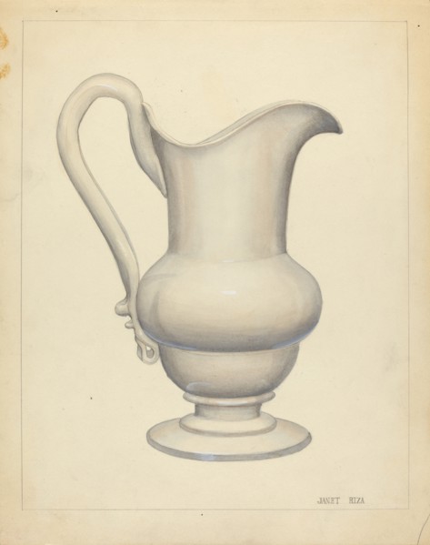 Pitcher, c. 1940.