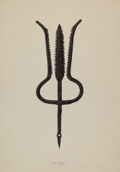 Eel Spear, 1938.
