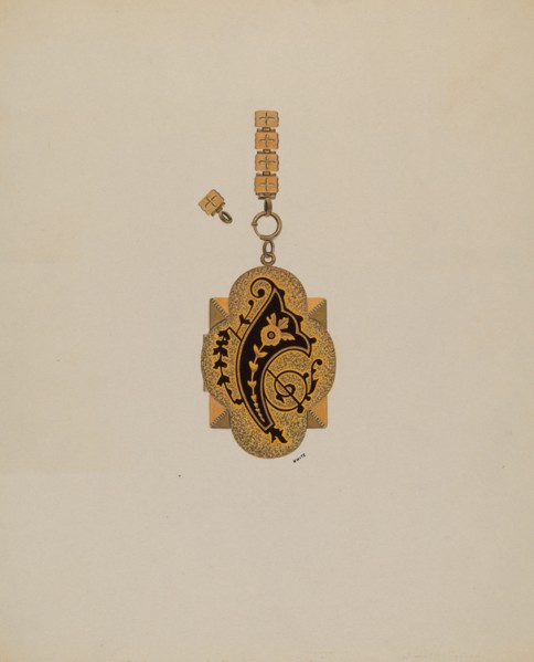 Locket, c. 1937.