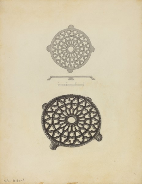 Trivet, c. 1940.