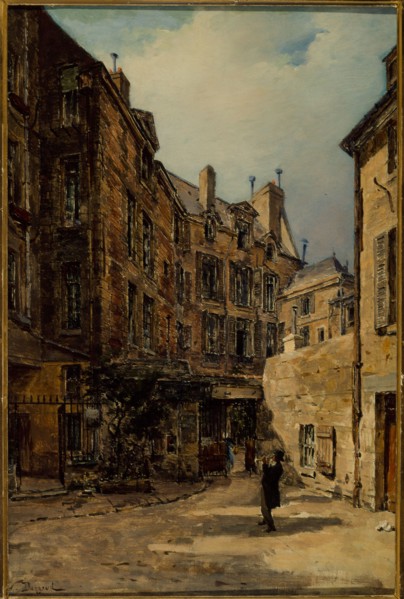 Cour de Rohan, c1900.