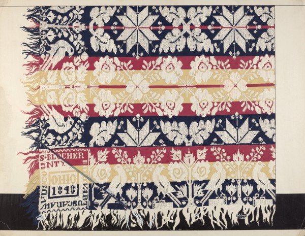 Coverlet, 1937.