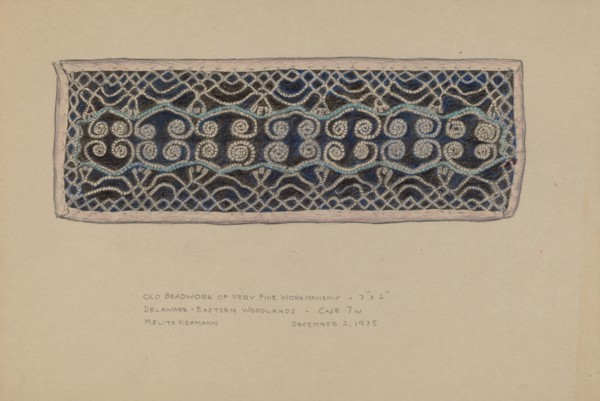 Beadwork, 1935.
