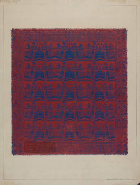 Coverlet, 1938.