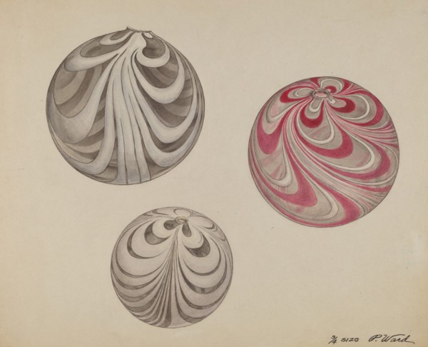 Witch Ball, c. 1937.