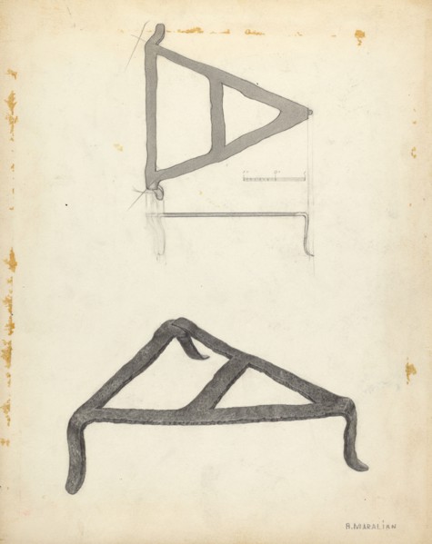 Trivet, c. 1938.