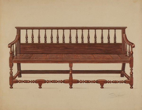 Settee, 1935/1942.