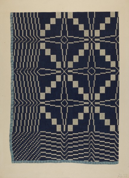 Coverlet, c. 1937.
