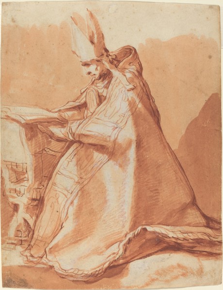 Seated Bishop.