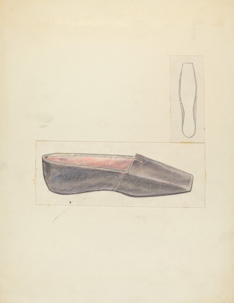 Slipper, c. 1940.