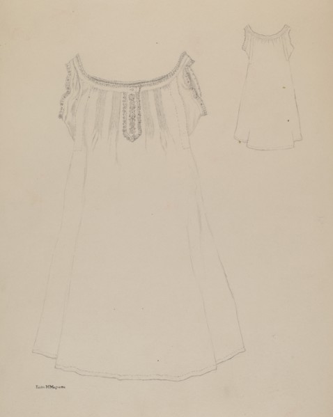 Chemise, c. 1937.