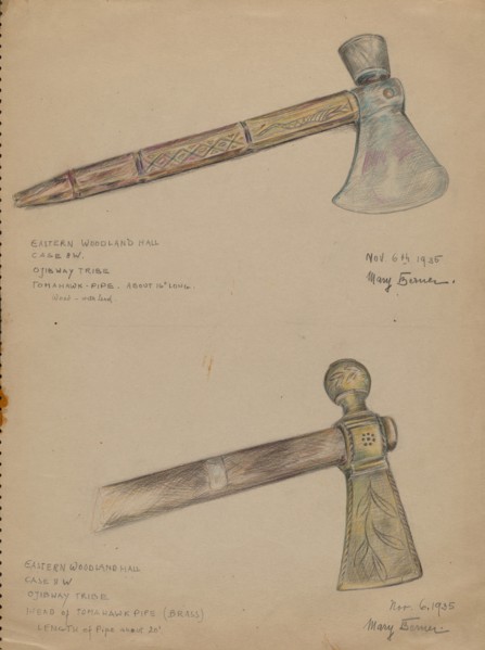 Tomahawk Pipe, 1935.