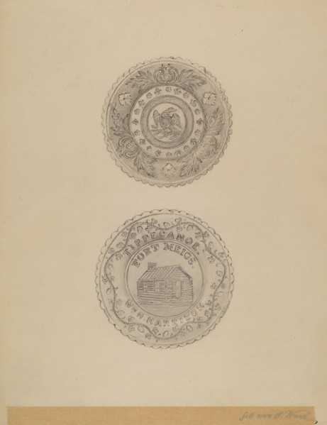 Cup Plates, 1935/1942.