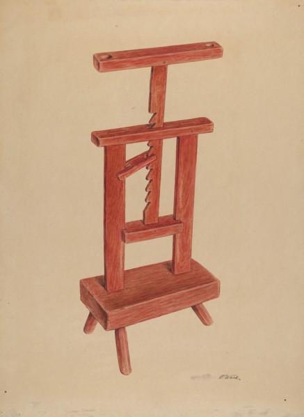 Candle Stand, c. 1938.