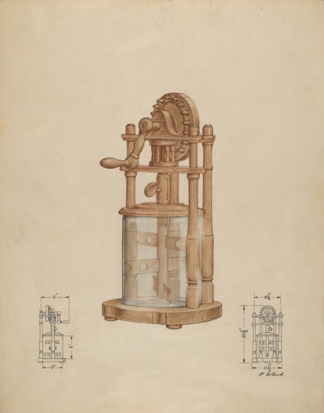 Butter Churn, c. 1936.